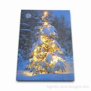 Postcard with Rainbow Lights, Customized Designs are Accepted
